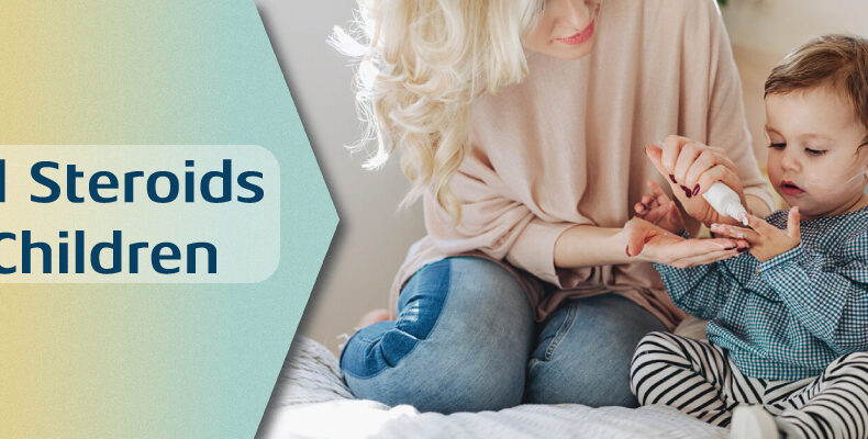 Topical steroids for children